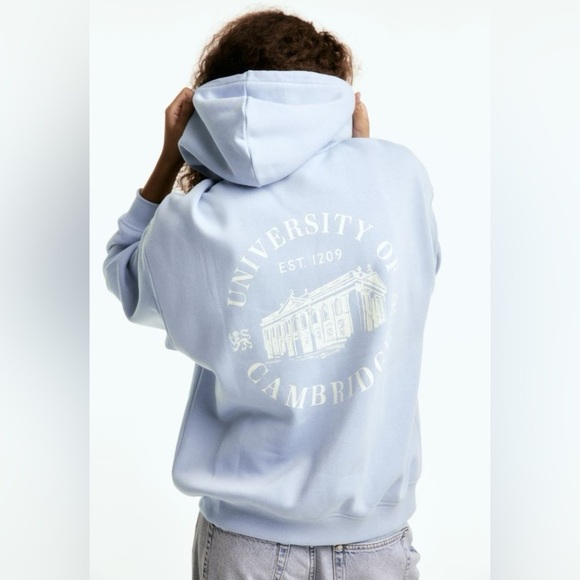 Oversized Printed Hooded Jacket - Picture 2 of 5